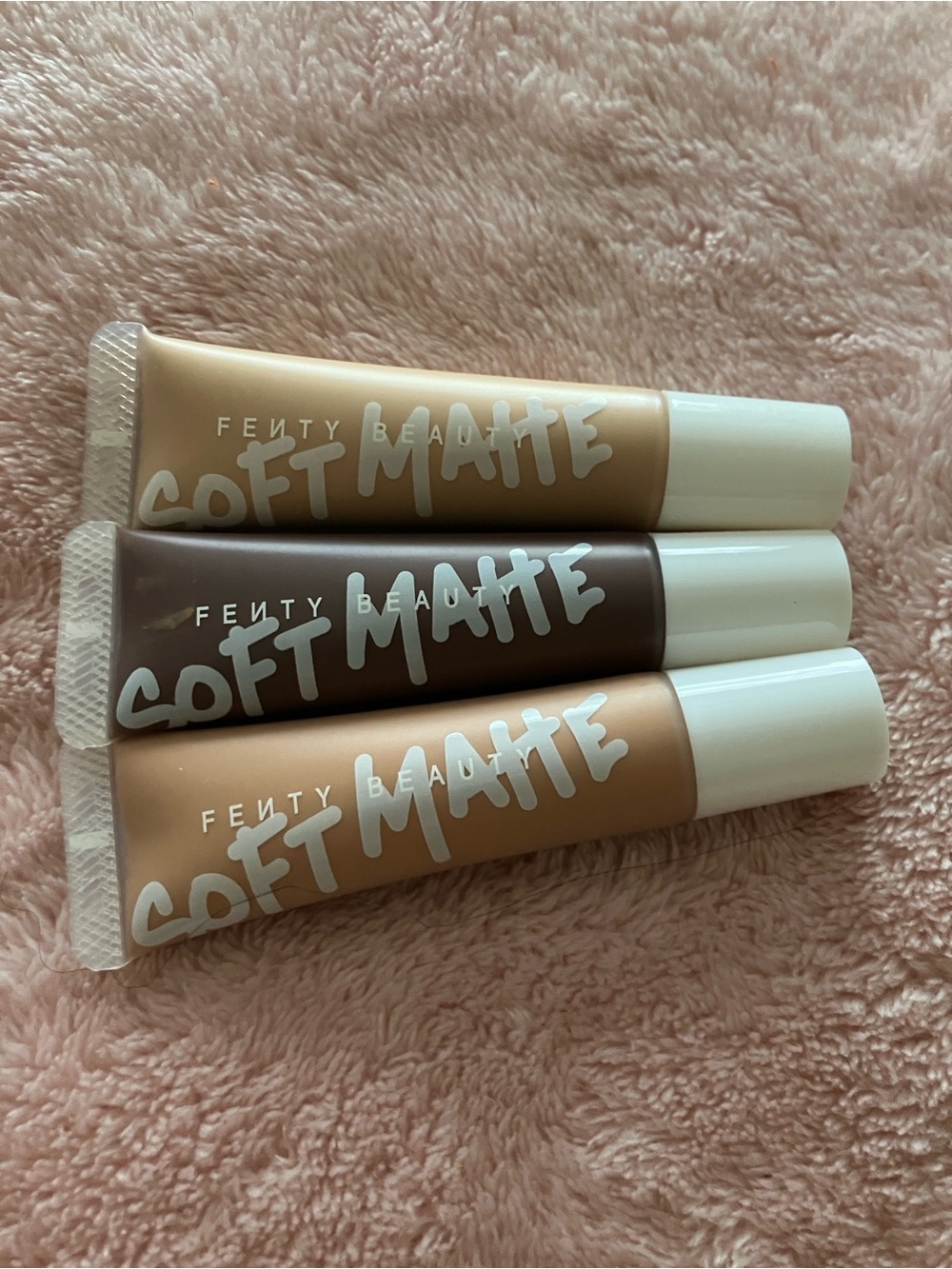Fenty Beauty Soft Matte Concealer Trio - Light Beige, Deep Brown, Warm Tan